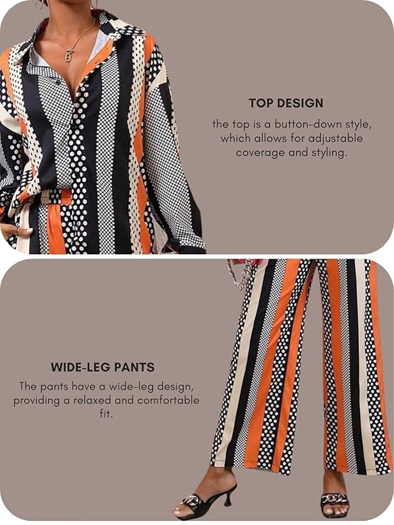 Leriya Fashion Ethnic Co Ord Set || Frenchy Striped & Geo Print Co-Ord Set for Women | Casual Wear for Women | Kurti Pant Set || Kurti Pant Set for Women