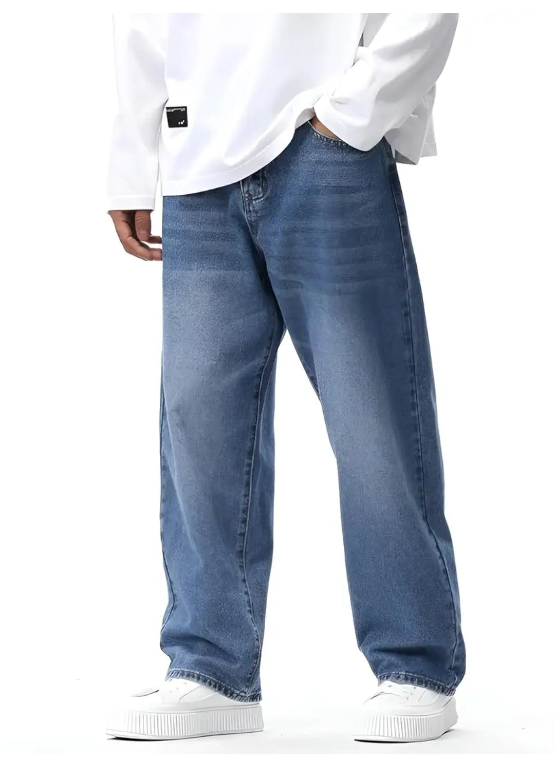 Ben Martin Men Jeans || Baggy Fit Jean's for Man || Loose Fit High Rise Denim || Stretchable Casual Wear Jean's