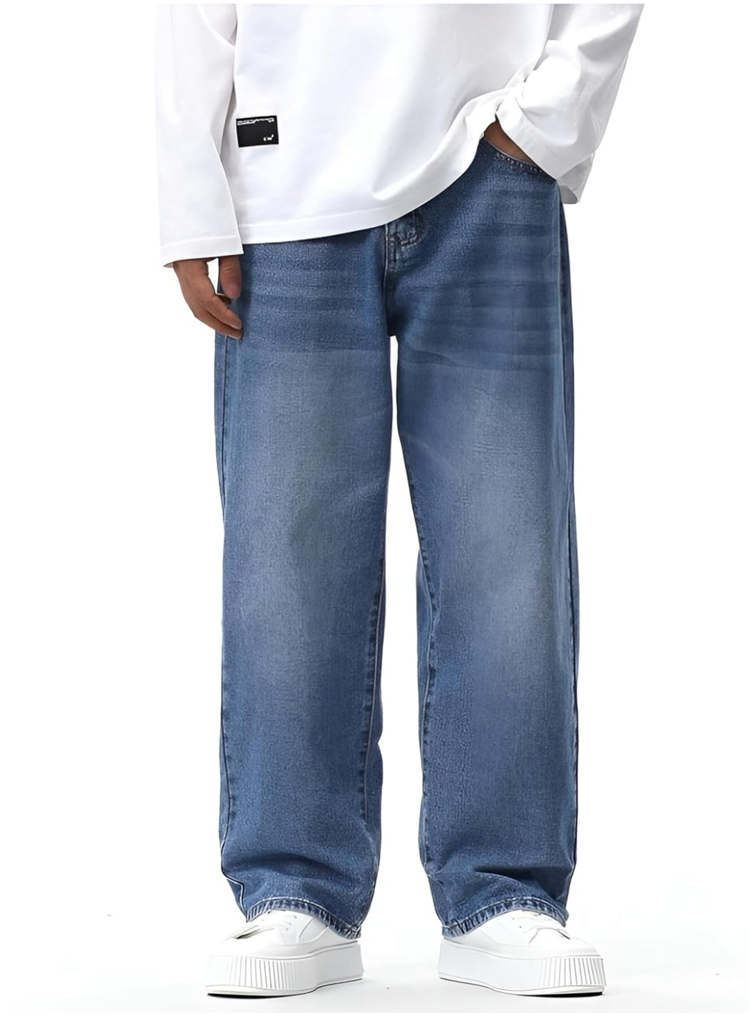 Ben Martin Men Jeans || Baggy Fit Jean's for Man || Loose Fit High Rise Denim || Stretchable Casual Wear Jean's