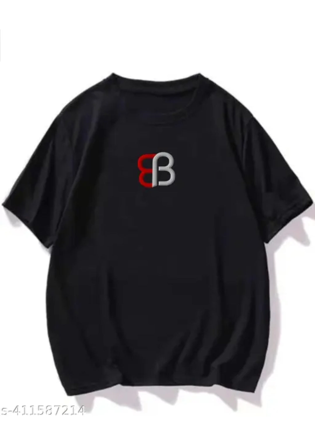 Oversized Anime Character Graphic Print Round Neck Cotton Blend Tshirt